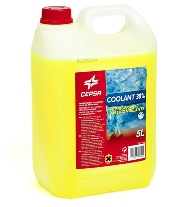 Krafft Anticongelante Coche 30% Protección -18º Líquido Refrigerante Coche  Amarillo 5 Litros : : Coche y moto